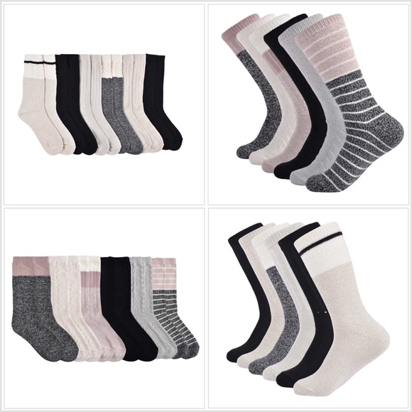 Lucky Brand Accessories - Lucky Brand Ladies Boot Sock 12 Pairs Bundle Soft 5 - 10 Shoe Size Mixed Colors